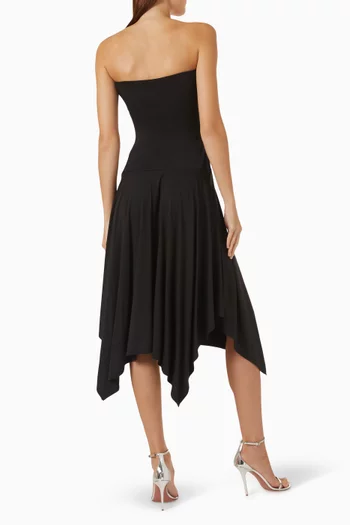 Sienna Strapless Midi Dress