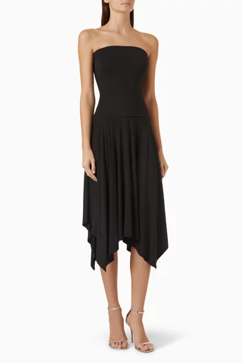 Sienna Strapless Midi Dress