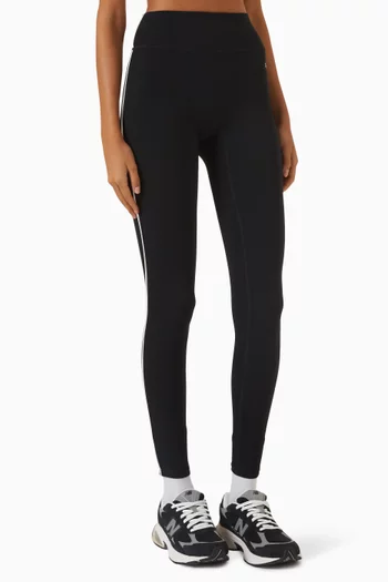 Contrast-piping Leggings