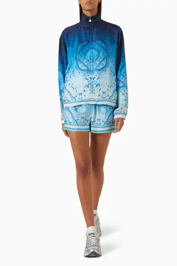 Track Jacket in Silk