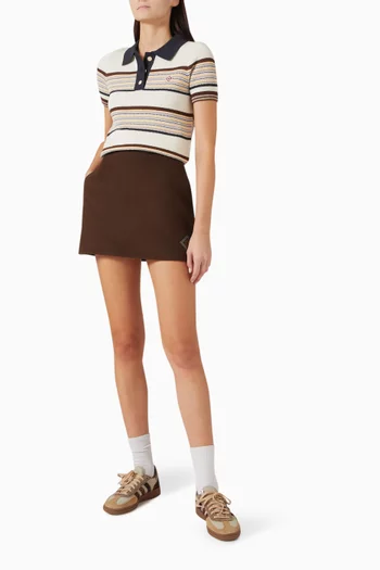 Café Culture Striped Polo Shirt