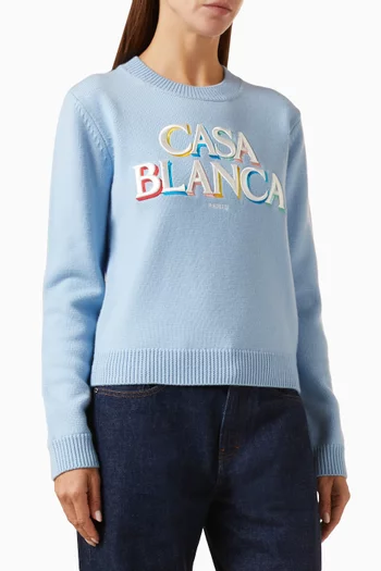 Stacked Logo Sweater