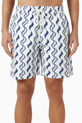 Santos Board Copa Paisley Swim Shorts