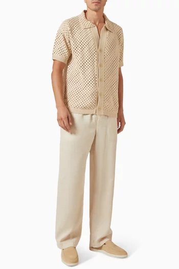 Pinto Crochet Shirt in Cotton