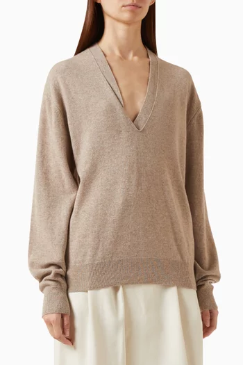 Byrone Half Twist Sweater in Cashmere-wool