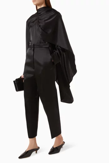 Koa Scarf Blouse in Satin
