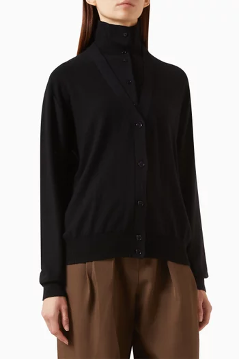 Fabbie Layered Cardigan in Knit
