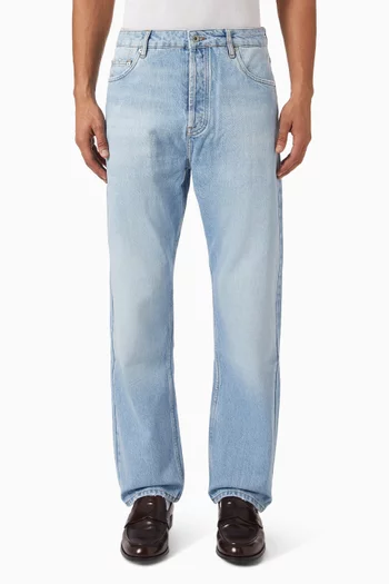 Riso Straight Pants in Denim