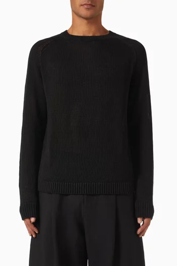 Coste Knit Sweater in Linen