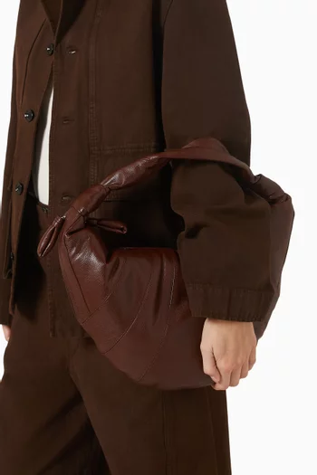 Fortune Croissant Bag in Goat Leather
