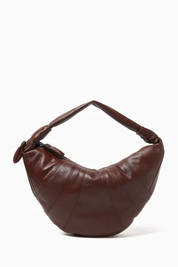 Fortune Croissant Bag in Goat Leather