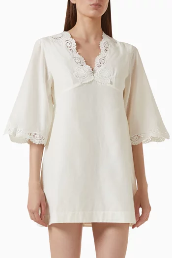 Darya Kaftan in Linen-blend