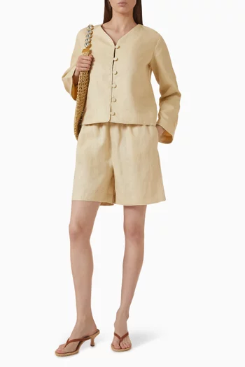Lucia Shorts in Linen