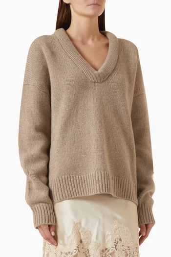 Jonie Oversized Sweater in Cashmere Blend