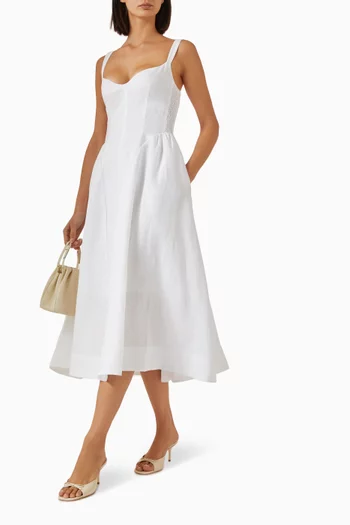 Birdie Dress in Linen