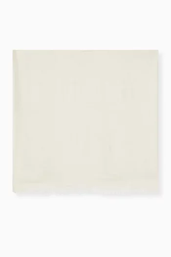 Oversized Logo Scarf in Viscose