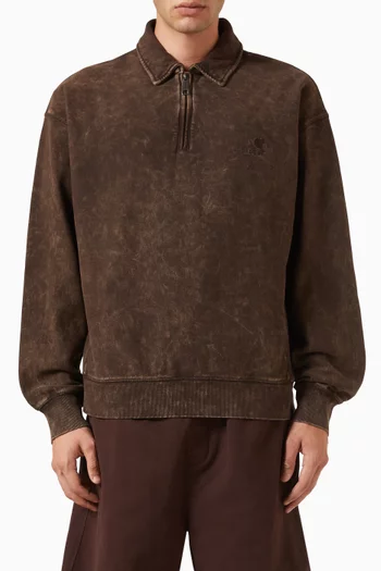 Lambert Polo Sweatshirt in Cotton
