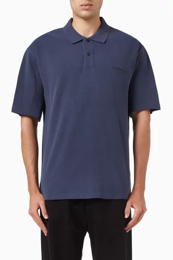 Wayne Polo Shirt in Cotton Pique