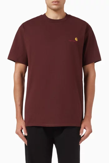 American Script T-shirt in Cotton