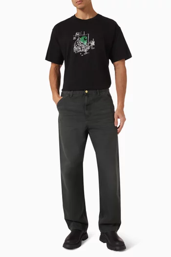 Single Knee Pants in Dearborn Canvas