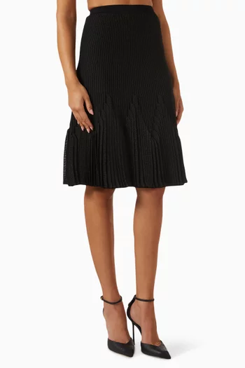 Knit Skirt in Viscose Blend