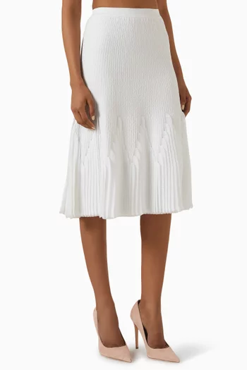 Knit Skirt in Viscose Blend