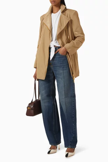 Barrel-leg Jeans in Denim