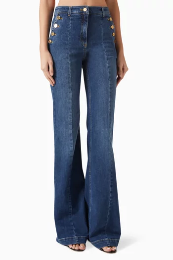 Palazzo Jeans in Denim