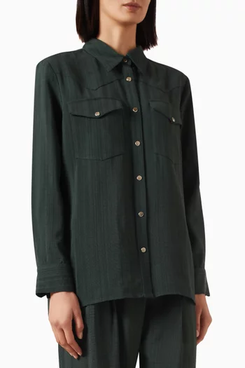 Lone Rider Shirt in Viscose
