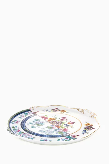 Hybrid Dorotea Round Tray in Porcelain, 35cm
