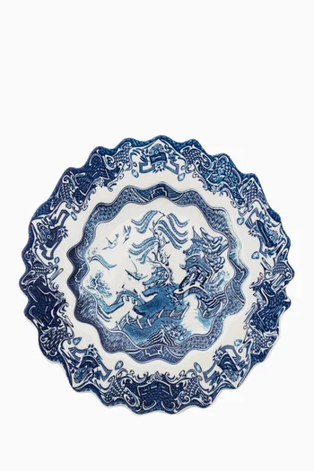 Willow Wave Dessert Plate, 21cm