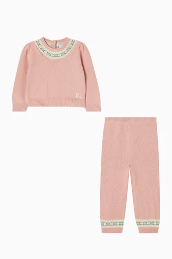 Knitted Sweater & Pants Set