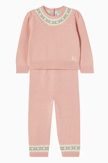 Knitted Sweater & Pants Set