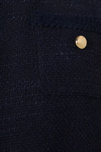 Sleeveless Jacket in Tweed
