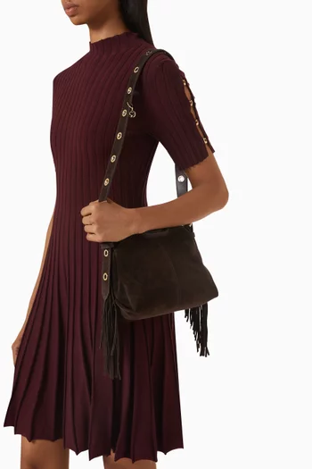 Mini Miss M Bag in Suede