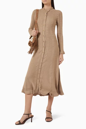 Knit Dress in Cotton Blend