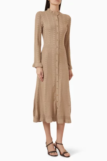Knit Dress in Cotton Blend