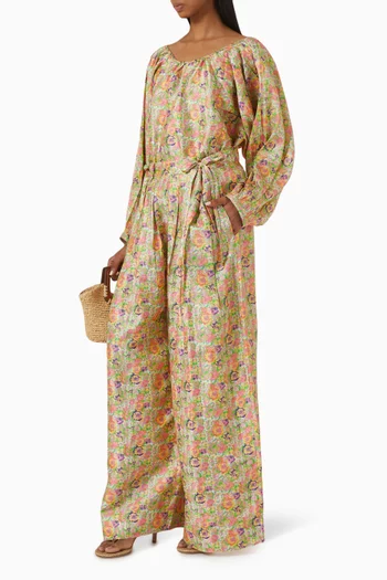 Sailfish Blouse in Silk Dupioni