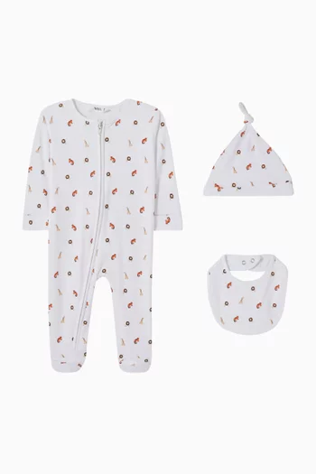 Animal-print Pyjama Set in Jersey