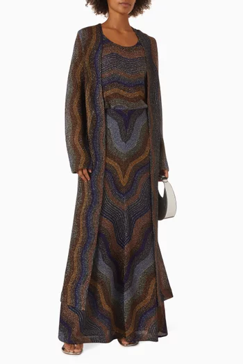 Knit Maxi Skirt in Viscose Blend