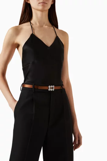 Efflorescence Belt in Satin