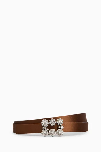 Efflorescence Belt in Satin