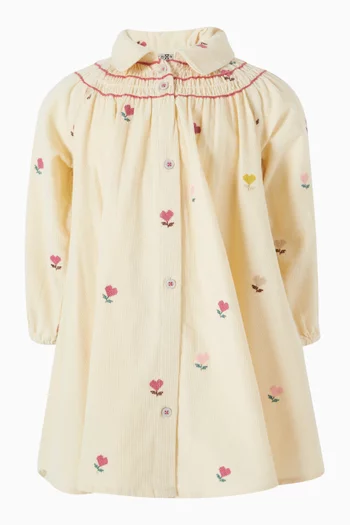 Poupée Cœurs Dress in Cotton