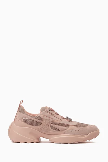 Viv' on The Run Sneakers in Leather & Mesh