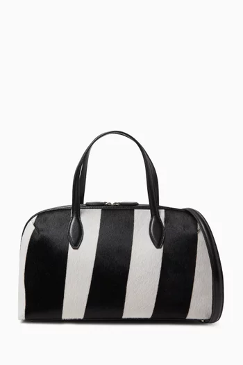 Medium Day Zebra-print Tote Bag in Calf Hair