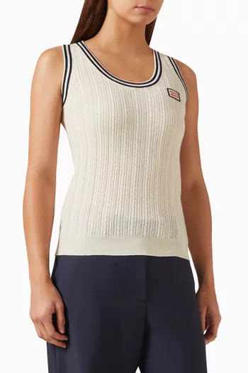 Cable-knit Top in Cashmere