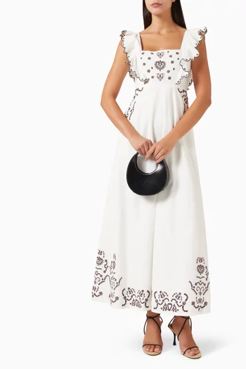 Grace Dress in Linen-cotton