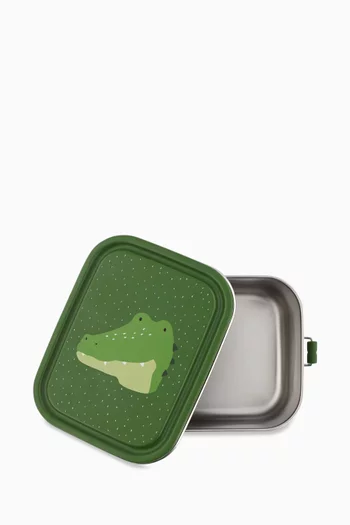 Graphic Small Lunch Box in Stainless steel
