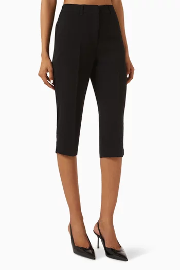 Capri Pants in Crepe Envers Satin