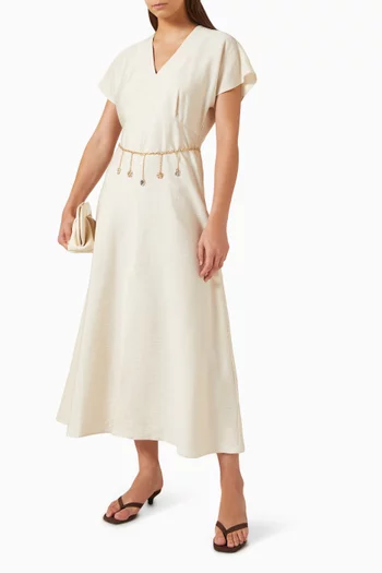 Betled Dress in Lyocell Blend